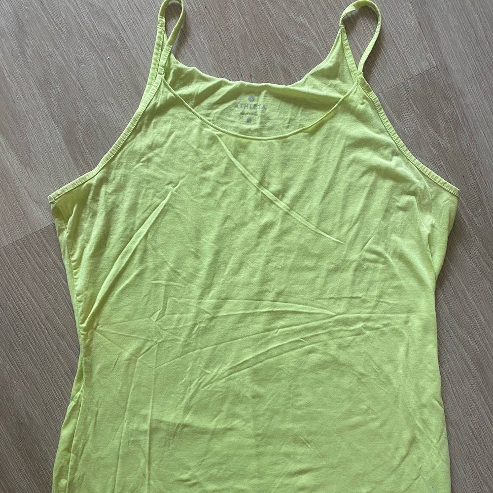 Athleta Neon Green Tank